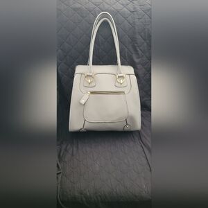 London Fog Gray Tote Purse